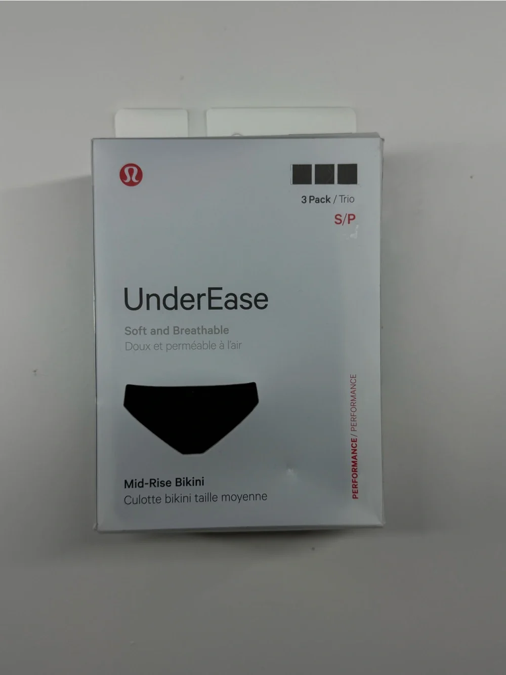 lululemon athletica UnderEase Mid-Rise Bikini Briefs - Black (3 Pack)